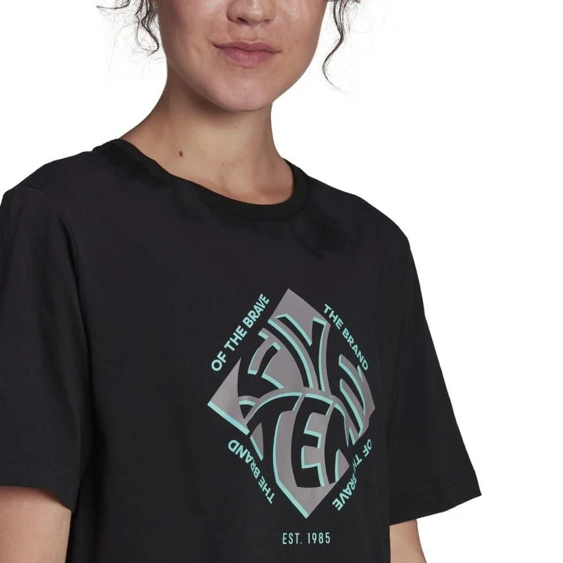 FiveTen Cropped Graphic T-Shirt