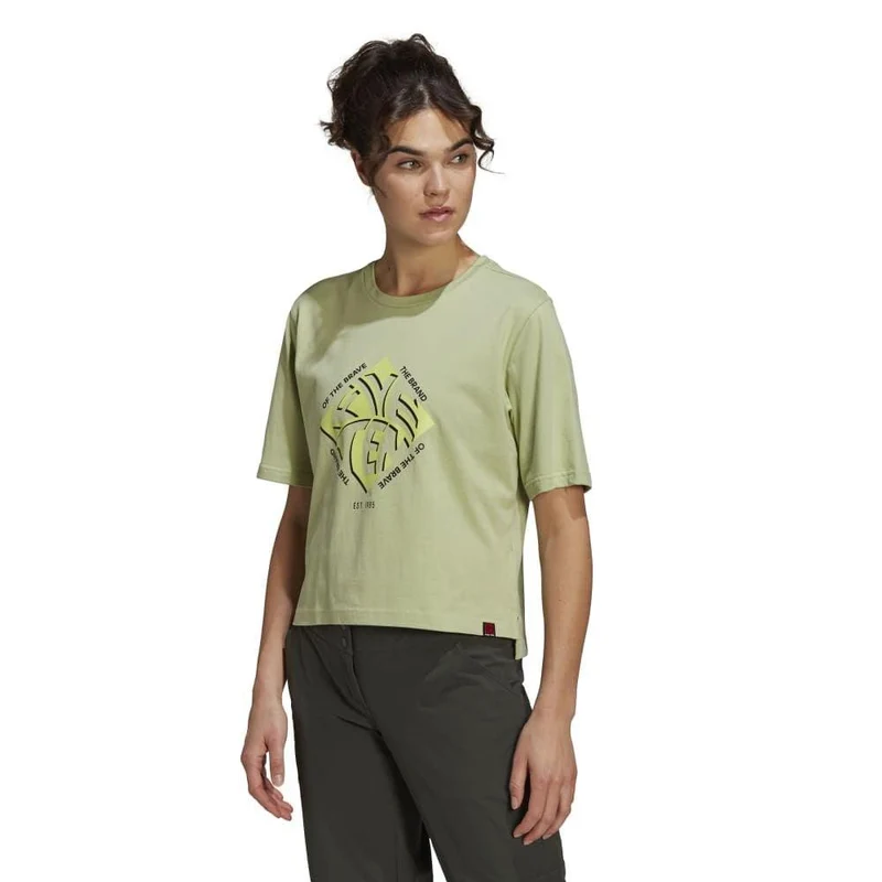 FiveTen Cropped Graphic T-Shirt