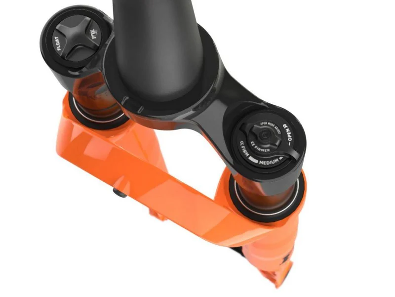 Fox Factory 2022 32 K FLOAT TC 700c F-S FIT4 3Pos-Adj 1.5 T Orange/Durchsichtiges Logo