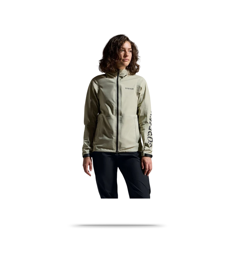 Women's Lupra Gore-Tex Hooded Logo Jacket