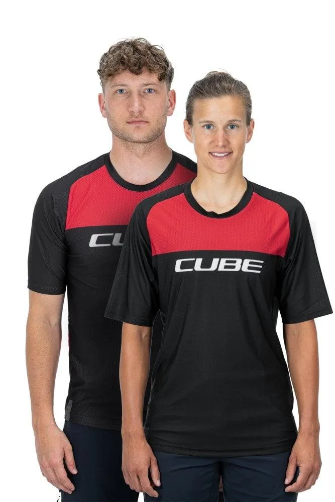 Cube EDGE Rundhalstrikot kurzarm