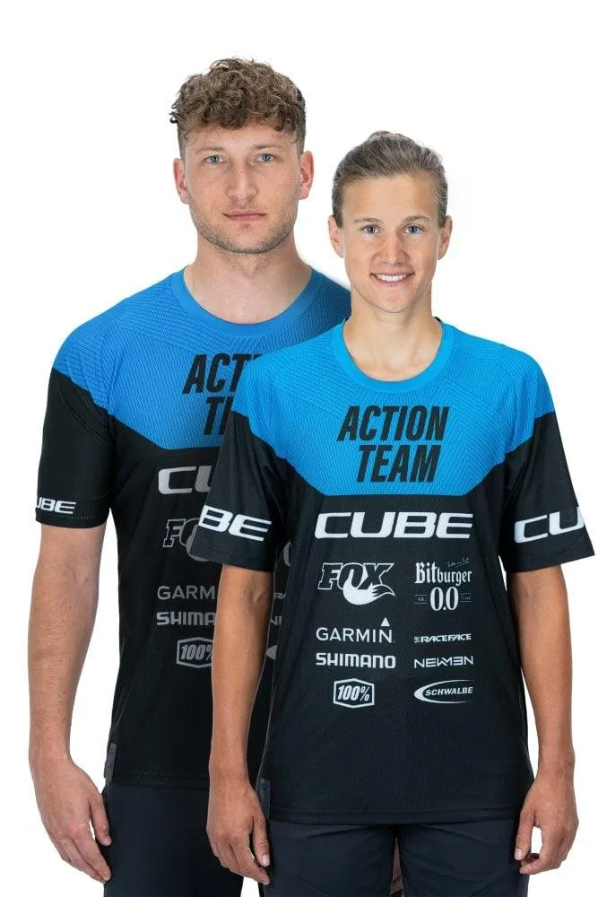 Cube EDGE Rundhalstrikot kurzarm