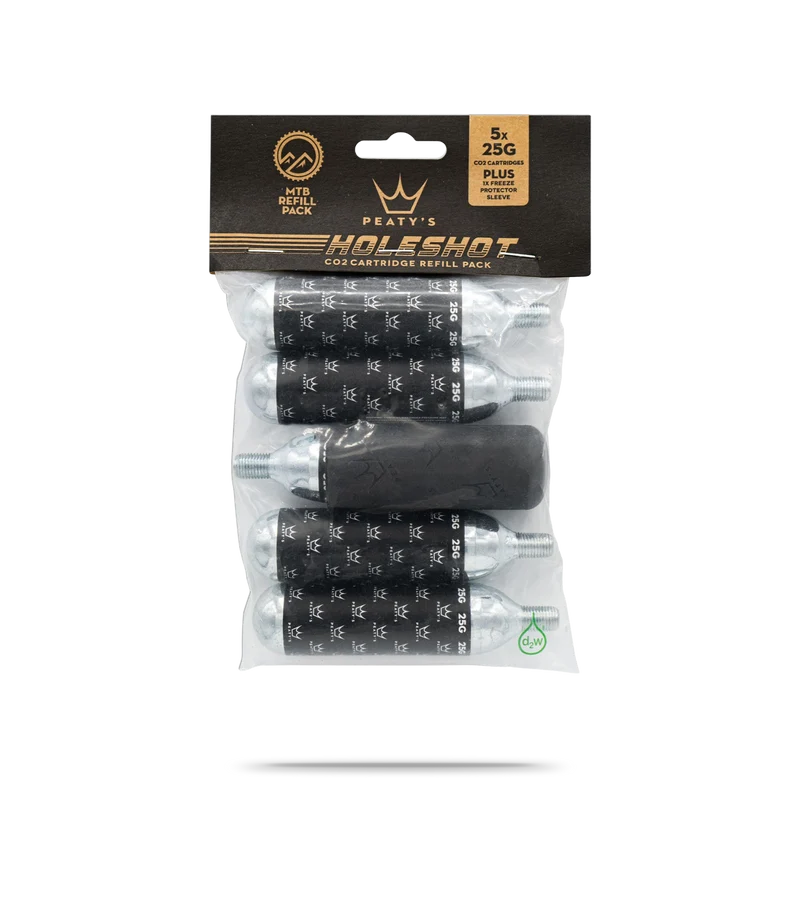 Holeshot CO2 Cartridge Refill 5 Pack 25g