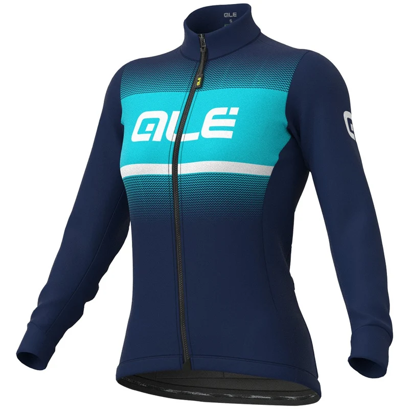 Solid Blend Winter Womens Long Sleeve Jersey
